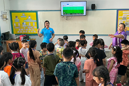 กิจกรรมการเรียนรู้ของกลุ่มสาระภาษาต่างประเทศ